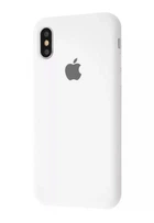 Чехол Premium Silicone Case Full для iPhone X/Xs white