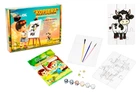Пазл Разукраска Деревянная Для Детей PuzzleOK Коровка 9 деталей