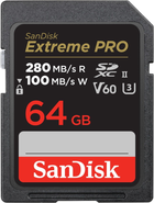 Карта пам'яті SanDisk Extreme Pro SDXC 64GB V60 UHS-II (0619659202125)