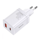 Зарядное устройство СЗУ Baseus Super Si Pro Quick Charger Type-C+USB 30W White(ccsupp-e02)