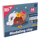 Пластилін 16 кольорів 320 грам Line Friends YES, 540675