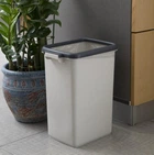 Мусорное ведро без крышки MVM BIN-02 12L GRAY