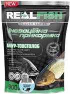 Прикормка Real Fish Толстолоб Амур (Пряжене молоко) 0.9 кг (4820026881553)