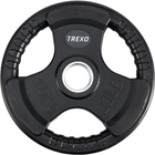 Obciążenie żeliwne Trexo ogumowane RW10 10 kg Black (5904823007336)