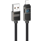 Зарядний кабель USB-Lightning для iPhone / Провід шнур Юсб Лайтнінг для зарядки айфона Apple пристроїв 1,2м Black UL1