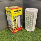 Ручной фонарь на аккумуляторе Almina для кемпинга, портативный аккумуляторный фонарь для рыбалки или похода 2606L-White