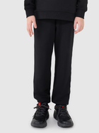 Spodnie dresowe młodzieżowe chłopięce joggery 4F 4FJWMM00TTROM1188-20S 158 cm Czarne (5905700387855)