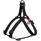 Шлея для собак WAUDOG WATERPROOF з QR паспортом водостійка, фастекс 50-80 см 20 мм Чорна (27651)