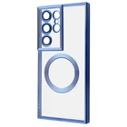 Чохол силіконовий з захистом камери WAVE Premium Metal Color Case with Magnetic Ring для Samsung Galaxy S23 Ultra blue