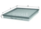 Фильтр воздуха Knecht LX2525 MAHLE (LX2525)