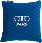 Подушка EVAtech 30 х 30 см Audi Блакитна з блакитною ниткою (SPSALMRLLV095)