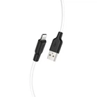Кабель HOCO Lightning Silicone X21 Plus |2M, 2.4A| Black/White