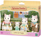 Zestaw figurek Sylvanian Families Latte Cat Family z akcesoriami 9 szt (5054131057384) (955555908770389) - Outlet