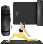 Килимок (мат) спортивний 4FIZJO NBR 180 x 60 x 1 см для йоги та фітнесу Black (P-5907222931462)