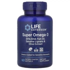 Омега-3 Life Extension Super Omega-3 Enteric Coated, 60 капсул для підтримки серця иа суглобів