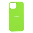 Чехол для iPhone 14 Silicone Case Full Size (AA) 40.Shiny Green