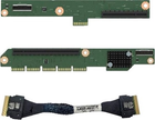 Zestaw riserów Intel 1U PCIe NVMe Riser, Interposer Riser, PCIe Interposer Cable (CYP1URISER2KIT)