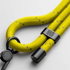 Універсальний ремінець-шнурок для смартфона, Rope, Black Sunflower, нейлоновий, міцний, регульований по довжині, з тримачем для чохлів з вирізом для зарядки, кросбоді, підходить для носіння на шиї та через плече, ArmorStandart (ARM67201)