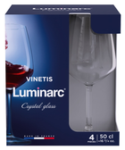 Набір келихів для вина Luminarc Vinetis 500 мл 4 шт (883314992922)