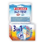 Тест Dajana 3 in 1 Test для определения PH/KH/GH воды в аквариуме 25 шт