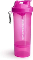 Шейкер спортивний SmartShake Slim 500ml Neon Pink