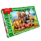 Пазл классический "Животные Африки" Danko Toys C260-13-07, 260 элементов
