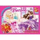 Детский пазл "Barbie" G-Toys BA001 плакат 35 элементов