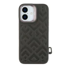 Чохол Kajsa Briquette Collection Rhombus with MagSafe для iPhone 16 Колір Black