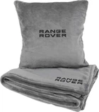 Подушка та плед в авто EVAtech із махри S для Range Rover сірі (MBLMPSSGV077)