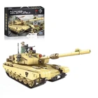 Конструктор детский.Танк игровой конструктор военный на 1340 деталей цвет хаки XB-06021 4967088