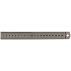 Лінійка металева 20см BUROMAX 5810-20 сталева (12), /BM.5810-20/