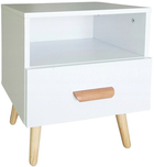 Szafka nocna ModernHome by Multistore (WYJ-258 WHITE)