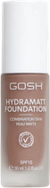 Тональний крем для обличчя Gosh Hydramatt Deep 018N 30 мл (5711914183585)