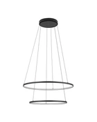 Люстра Nowodvorski 10864 Circolo LED 2x35W 4000K 1300Lm IP20 Чорна (10864)