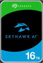 Dysk twardy Seagate SkyHawk Al HDD 16TB 7200rpm 512MB 3.5" SATAIII (ST16000VE004)