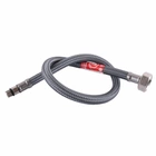 Шланг для смесителя TUCAI, с полимерной оплеткой М10х1/2" короткий штуцер 1,0м. АНТИКОРРОЗИЯ TAQ GRIF ACB 204871