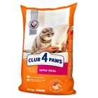 Сухой корм Club 4 Paws с телятиной