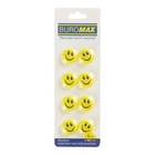 Комплект магнитов Buromax Смайлик 8шт x 20мм (BM.0031)