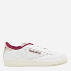 Sneakersy męskie skórzane Reebok Club C 85 100032972 43 Białe (4066756678111)