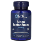 Мега-Бенфотіамін Mega Benfotiamine 250мг - 120 вег.капсул 737870925125