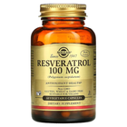 Натуральна добавка Solgar Resveratrol 100 мг 60 капсул