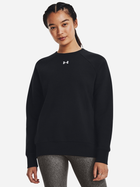 Bluza bez kaptura damska polarowa Under Armour UA Rival Fleece Crew 1379508-001 XS Czarna (196883850242)
