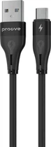 Кабель Proove Soft Silicone Micro USB 2.4A 1 м Black (492050001)