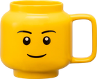 Кружка Lego Boy керамічна жовта 530 мл (5711938247591)