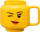 Кружка Lego Girl керамічна жовта 530 мл (5711938247621)