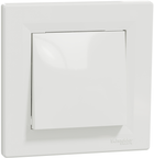 1-клавишный выключатель Schneider Electric Asfora 10A Белый с рамкой (EPH0100121)