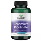 Хром Swanson Chromium Picolinate 200 mcg, 200 капсул для поддержки уровня сахара в крови