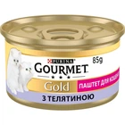 Вологий корм Purina Gourmet Gold Паштет з телятиною 85 г