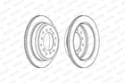 Гальмівний диск Ferodo (DDF2505C)