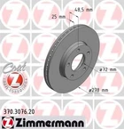 Гальмівний диск Zimmermann (370.3076.20)